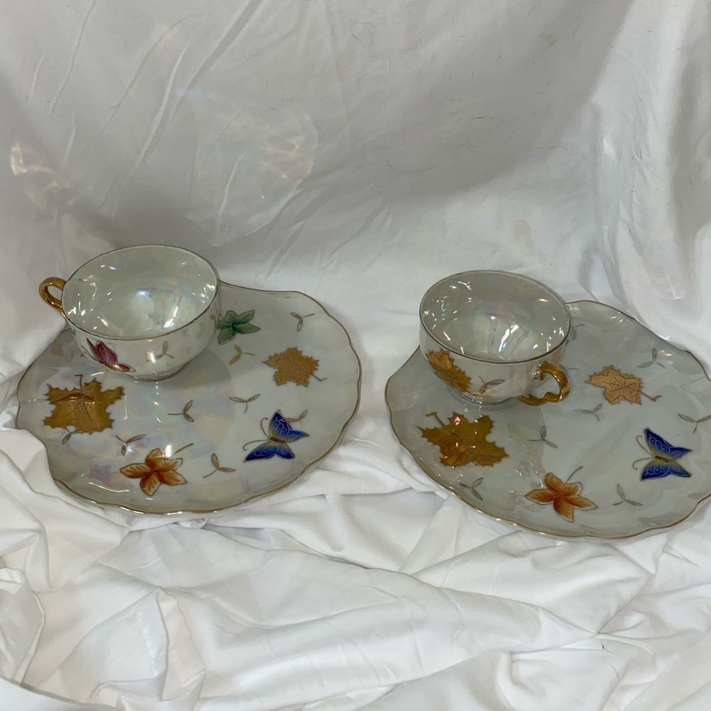 Lipper and Mann Teacup and Snackplate